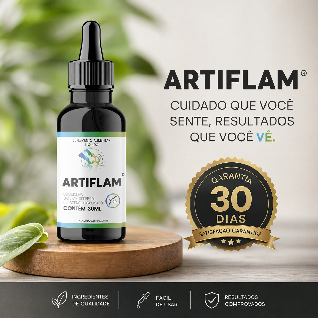 Garantia 30 dias ARTIFLAM